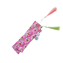 Load image into Gallery viewer, Handmade Block Printed Fabric Bookmarks with Tassel, Ethically Handmade in India