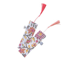 Load image into Gallery viewer, Handmade Block Printed Fabric Bookmarks with Tassel, Ethically Handmade in India