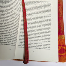 Load image into Gallery viewer, Handmade Recycled Sari Book Covers, Upcycled Book Jackets