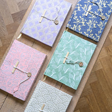 Load image into Gallery viewer, Eco Friendly Recycled Paper Notebook – A5 Fair Trade Journal with Closure