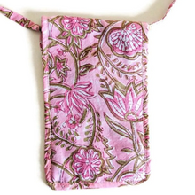 Load image into Gallery viewer, back view of pink mobile purse