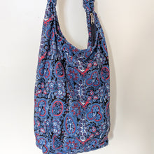 Load image into Gallery viewer, Vibrant crossbody sling handbag with knotted strap