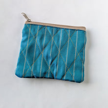 Load image into Gallery viewer, Upcycled Sari Coin Purses: Fair Trade Colourful Quilted Pouches