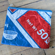 Load image into Gallery viewer, Recycled rice bag zipper pouches