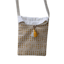 Load image into Gallery viewer, Handmade Fold-over Cotton Canvas Crossbody Sling Bag