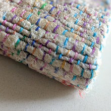 Load image into Gallery viewer, white woven fabric a5 notebook