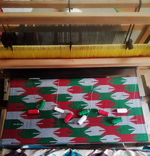 Load image into Gallery viewer, Dhaka pouch, ethically handwoven in Nepal - Shakti.ism | शक्तिवाद