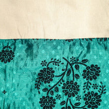 Load image into Gallery viewer, Half sari, half cotton tote bag, ethically handmade in India