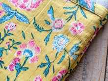 Load image into Gallery viewer, Handmade book/ e - reader sleeve with pocket, Nepali cotton - Shakti.ism | शक्तिवाद