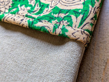 Load image into Gallery viewer, Handmade book/ e - reader sleeve with pocket, Nepali cotton - Shakti.ism | शक्तिवाद