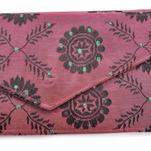 Load image into Gallery viewer, Handmade sari envelope clutch bag - Shakti.ism | शक्तिवाद