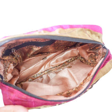 Load image into Gallery viewer, Large colourful upcycled sari box pouches