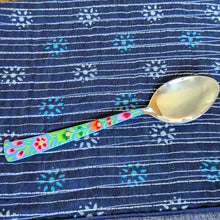Load image into Gallery viewer, Hand-Painted Stainless Steel Tablespoons with Floral Patterns
