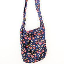 Load image into Gallery viewer, Vibrant crossbody sling handbag with knotted strap
