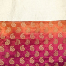 Load image into Gallery viewer, Half sari, half cotton tote bag, ethically handmade in India