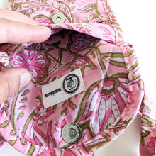 Load image into Gallery viewer, close up view of pink mobile purse pockets