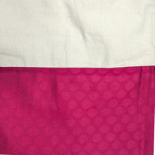 Load image into Gallery viewer, Half sari, half cotton tote bag, ethically handmade in India