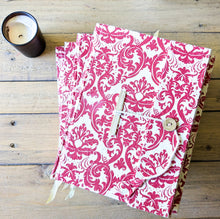 Load image into Gallery viewer, Eco Friendly Recycled Paper Notebook – A5 Fair Trade Journal with Closure