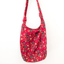 Load image into Gallery viewer, Vibrant crossbody sling handbag with knotted strap