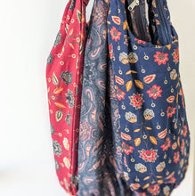 Load image into Gallery viewer, Vibrant crossbody sling handbag with knotted strap