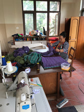 Load image into Gallery viewer, Soft cotton striped scarf, handwoven in Nepal - Shakti.ism | शक्तिवाद