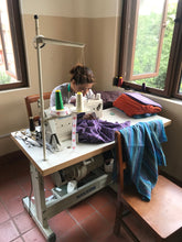 Load image into Gallery viewer, Soft cotton striped scarf, handwoven in Nepal - Shakti.ism | शक्तिवाद