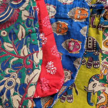 Load image into Gallery viewer, The perfect reusable gift bag, Handmade Kalamkari Cotton Pouch, Bottle Gift Bag - Shakti.ism | शक्तिवाद