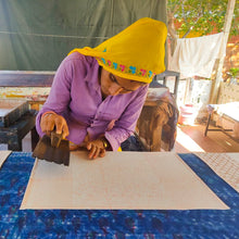 Load image into Gallery viewer, Block - printed organic cotton placemats (set of 2) - Shakti.ism | शक्तिवाद