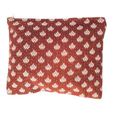 Load image into Gallery viewer, Upcycled sari clutch with kantha stitch
