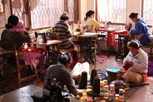 Load image into Gallery viewer, Dhaka pouch, ethically handwoven in Nepal - Shakti.ism | शक्तिवाद