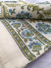 Load image into Gallery viewer, Hand block printed scarf, Indian cotton - Shakti.ism | शक्तिवाद