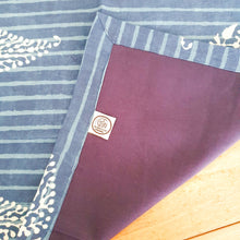 Load image into Gallery viewer, Indigo block - printed placemats set of 2, handmade table mats - Shakti.ism | शक्तिवाद