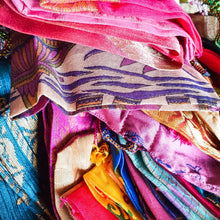 Load image into Gallery viewer, Large sari gift bags with drawstring - Shakti.ism | शक्तिवाद