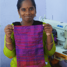 Load image into Gallery viewer, Large sari gift bags with drawstring - Shakti.ism | शक्तिवाद