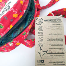 Load image into Gallery viewer, Round sari shoulder bag - Shakti.ism | शक्तिवाद