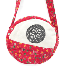 Load image into Gallery viewer, Round sari shoulder bag - Shakti.ism | शक्तिवाद