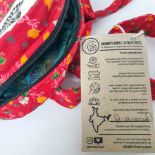 Load image into Gallery viewer, Round sari shoulder bag - Shakti.ism | शक्तिवाद