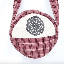 Load image into Gallery viewer, Round sari shoulder bag - Shakti.ism | शक्तिवाद