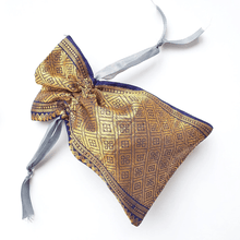 Load image into Gallery viewer, Sari gift bags with drawstring - Shakti.ism | शक्तिवाद
