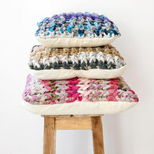 Load image into Gallery viewer, Chunky knit cushion covers, 18x18in 46x46cm, ethically handmade in Bangladesh
