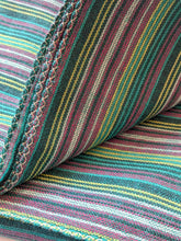 Load image into Gallery viewer, Soft cotton striped scarf, handwoven in Nepal
