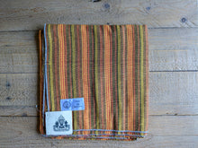 Load image into Gallery viewer, Soft cotton striped scarf, handwoven in Nepal
