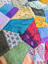 Load image into Gallery viewer, Handmade Patchwork Sari Cushion Cover
