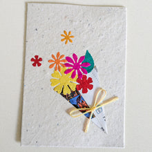 Load image into Gallery viewer, Handmade Recycled Paper Greeting Cards – Pack of 5
