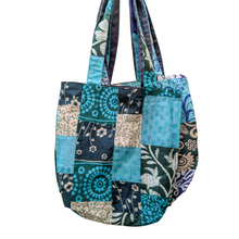 Load image into Gallery viewer, Cotton sari cushion cover with kantha stitching
