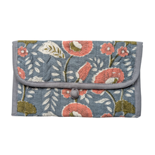 Load image into Gallery viewer, Quilted Block Printed Cotton Pouches
