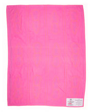 Load image into Gallery viewer, Embroidered, 100% cotton kantha baby blanket in pink and grey leaf design by Khushi Kantha
