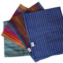 Load image into Gallery viewer, Soft cotton striped scarves, handwoven in Nepal
