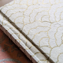 Load image into Gallery viewer, Eco Friendly Recycled Paper Notebook – A5 Fair Trade Journal with Closure
