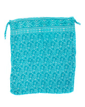 Load image into Gallery viewer, Embroidered, 100% cotton kantha baby blanket in pink and grey leaf design by Khushi Kantha
